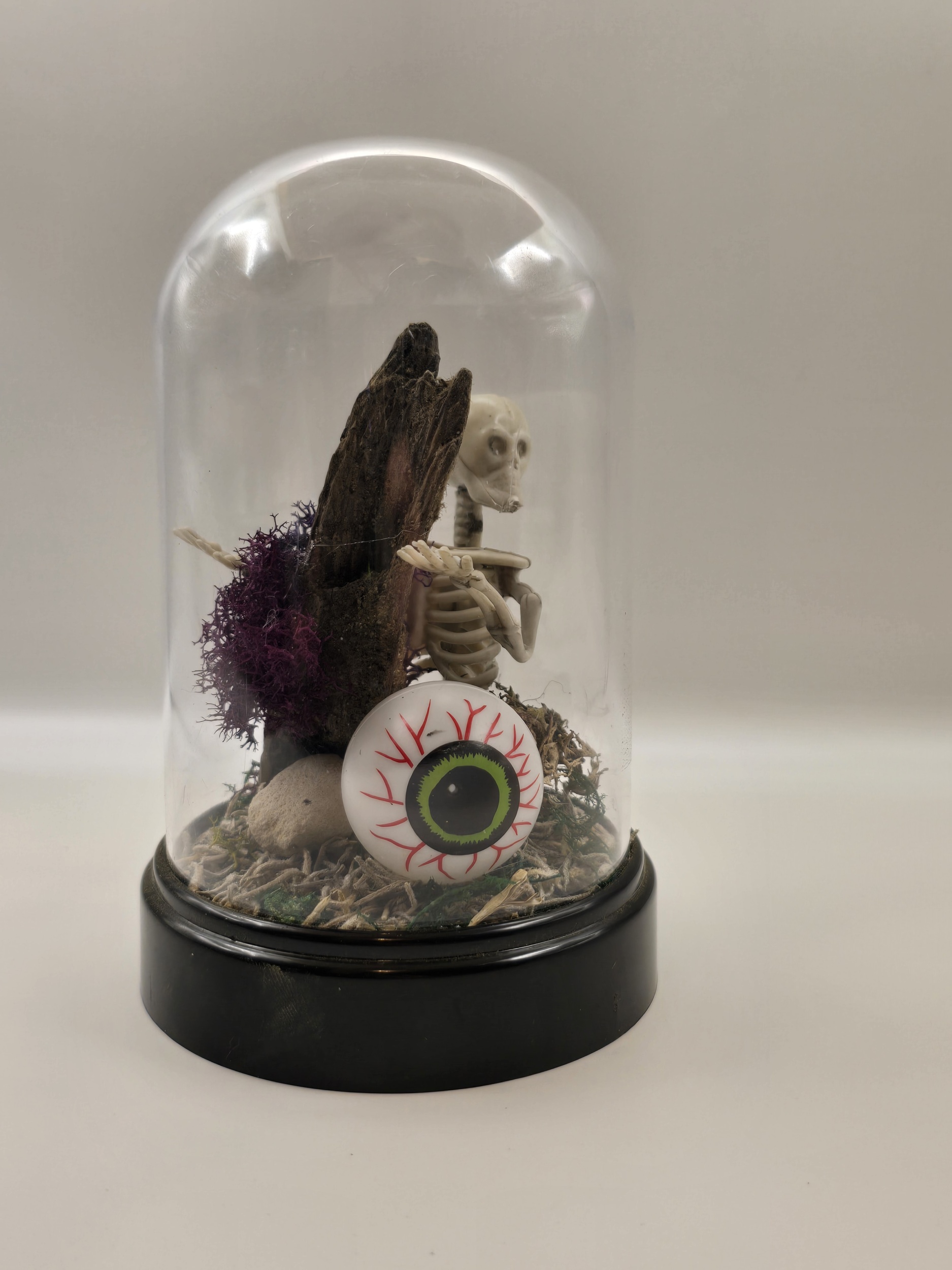 The Watcher Halloween Cloche Terrarium.